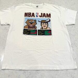 NBA Jam Moondog & Sir C.C. Cleveland Cavaliers Basketball Graphic T-Shirt XL